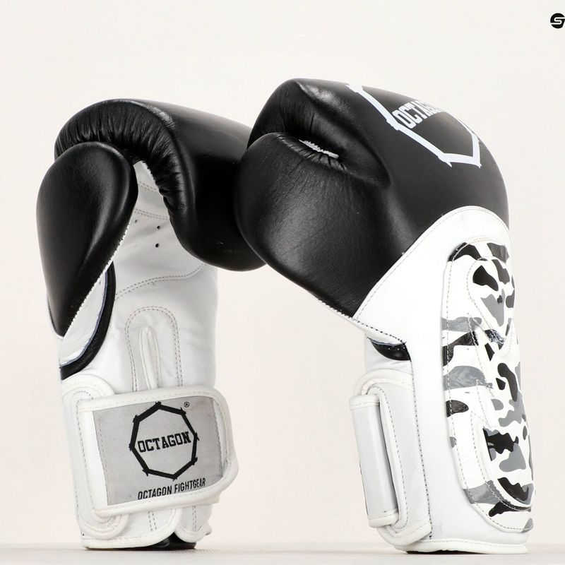 Guanti da boxe neri Octagon Hero 7