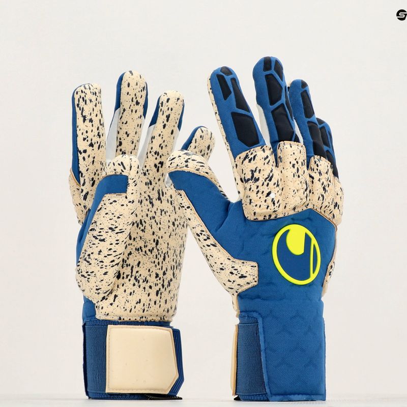 Guanti da portiere Uhlsport Hyperact Supergrip+ Reflex blu navy 7