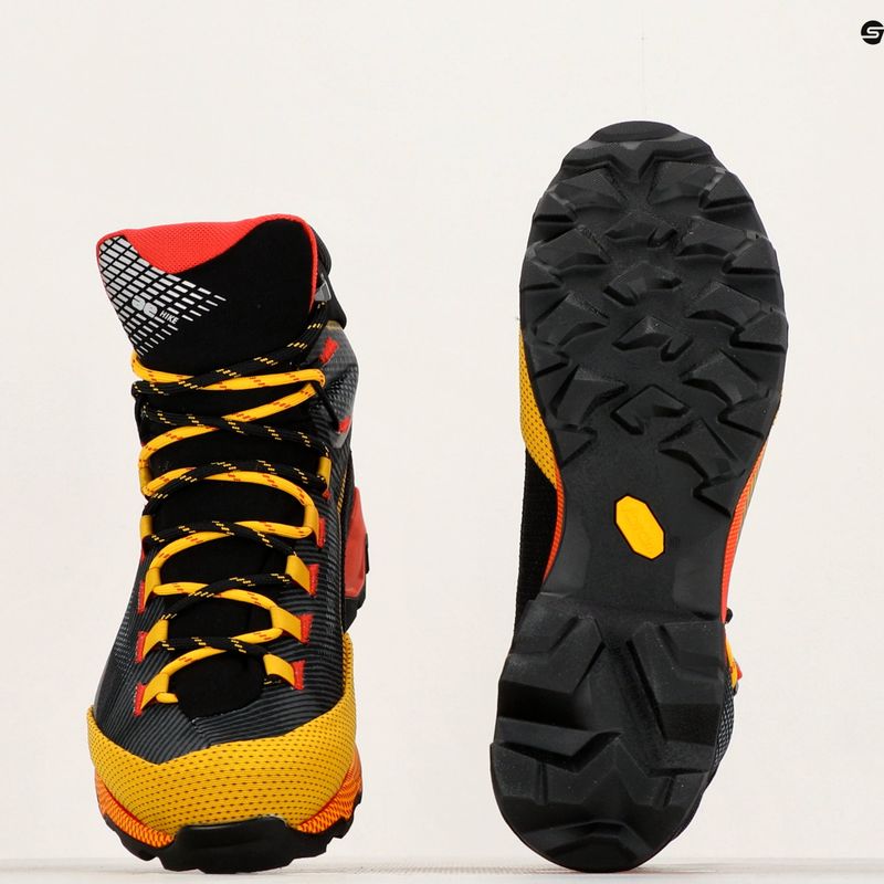 Scarpe da trekking da uomo La Sportiva Aequilibrium Hike GTX carbonio/giallo 10