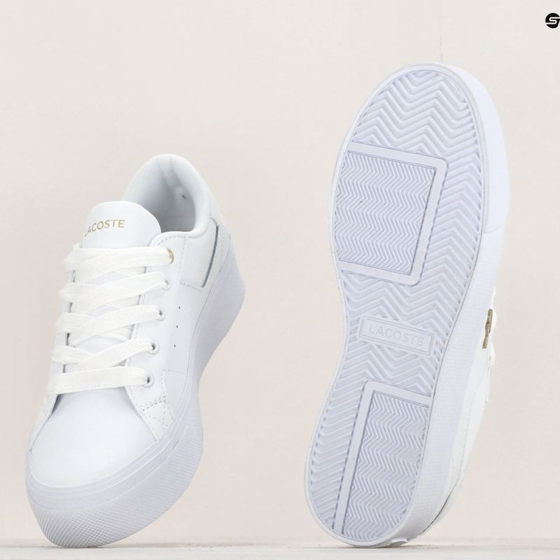 Scarpe Lacoste donna 47CFA0005 bianco/oro 11
