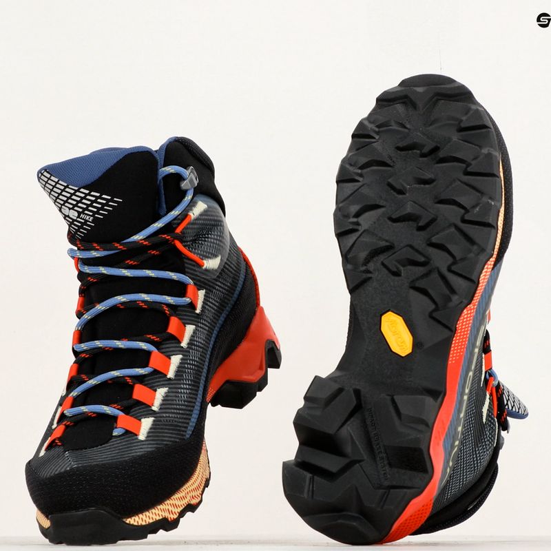 Scarponi da trekking da donna La Sportiva Aequilibrium Hike GTX carbon/cherry tomato 10