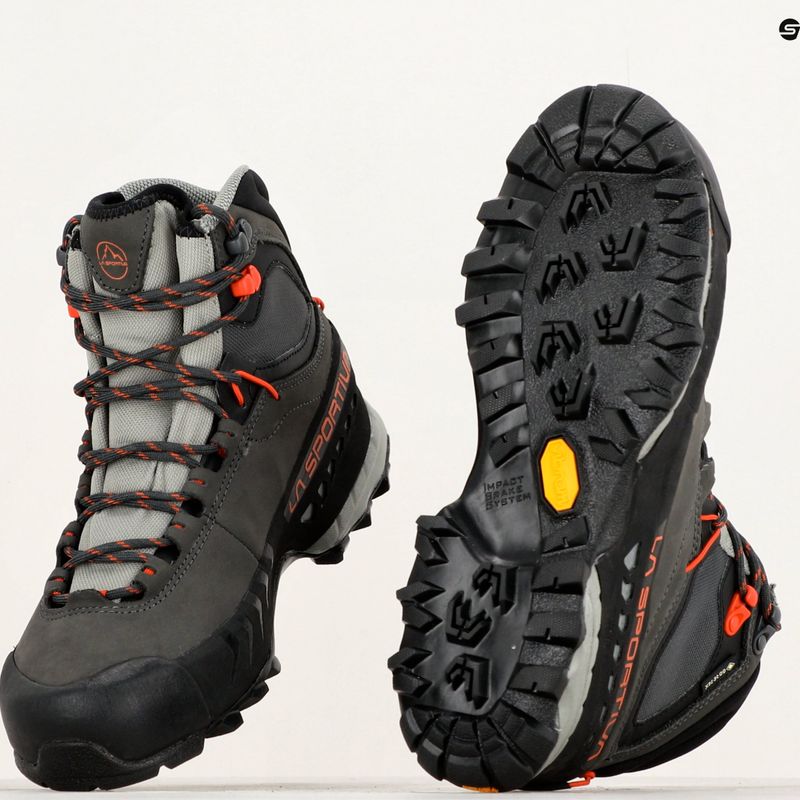 Stivali da trekking da donna La Sportiva TX5 GTX carbonio/paprika 10