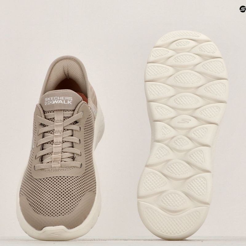 SKECHERS Slip-ins scarpe da donna Go Walk Flex Grand Entry taupe/bianco 10