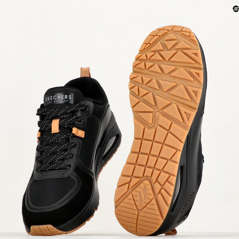 Scarpe da uomo SKECHERS Uno Layover nero 12