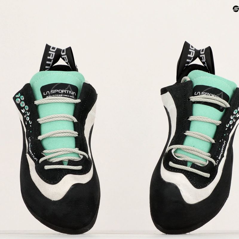 Scarpa da arrampicata La Sportiva donna Miura bianco/verde giada 10