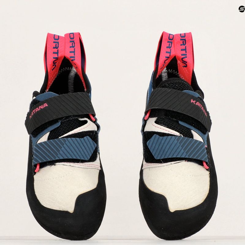 Scarpa da arrampicata La Sportiva donna Katana bianco/blu tempesta 10