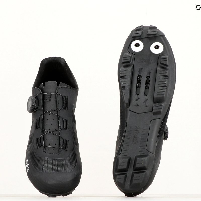 Scarpe da ciclismo MTB da uomo Fizik Vento Proxy nero/nero 10