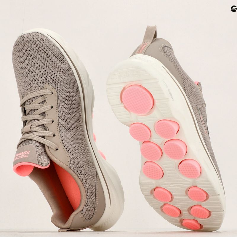 Scarpe SKECHERS Go Walk 7 Clear Path donna taupe/rosa 10