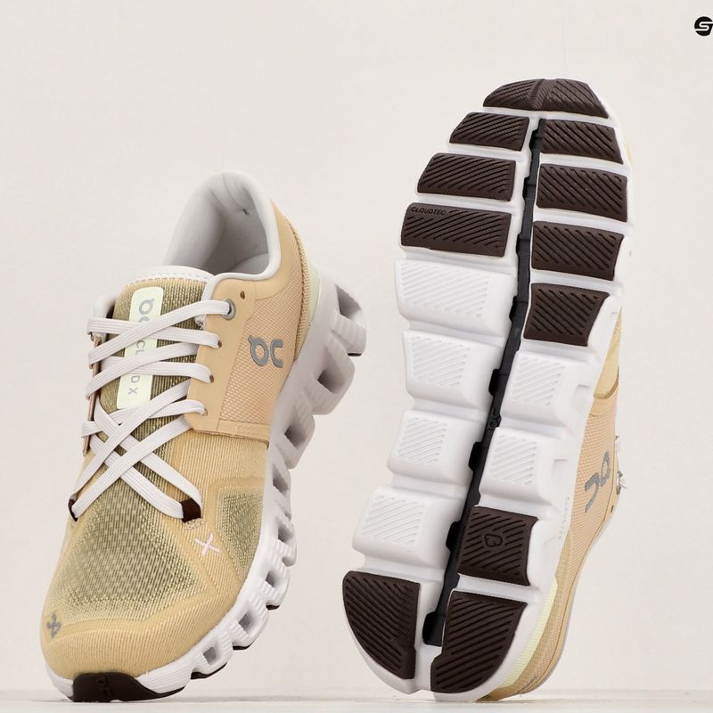 Scarpe da corsa On Running Cloud X 3 savana/frost da donna 10