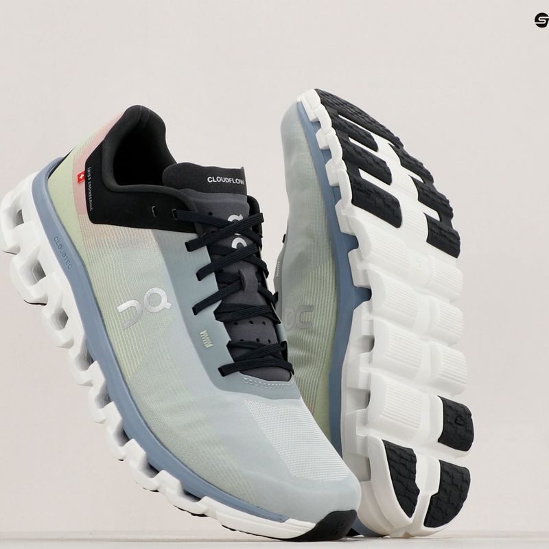 Scarpe da corsa On Running Cloudflow 4 glacier/chambray da uomo 10