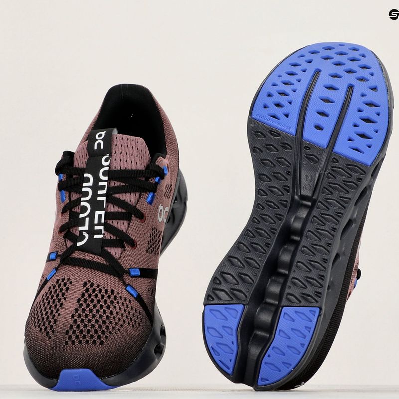 Scarpe da corsa On Cloudsurfer nero/cobalto da uomo 11