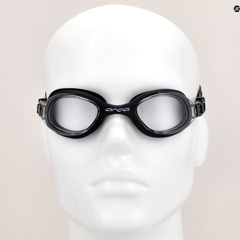Occhiali da nuoto Orca Killa 180º nero trasparente 3