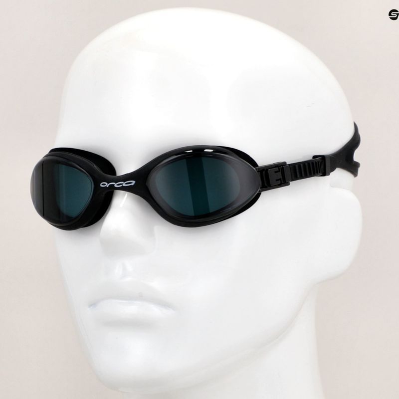 Occhiali da nuoto Orca Killa 180º nero fumo 3