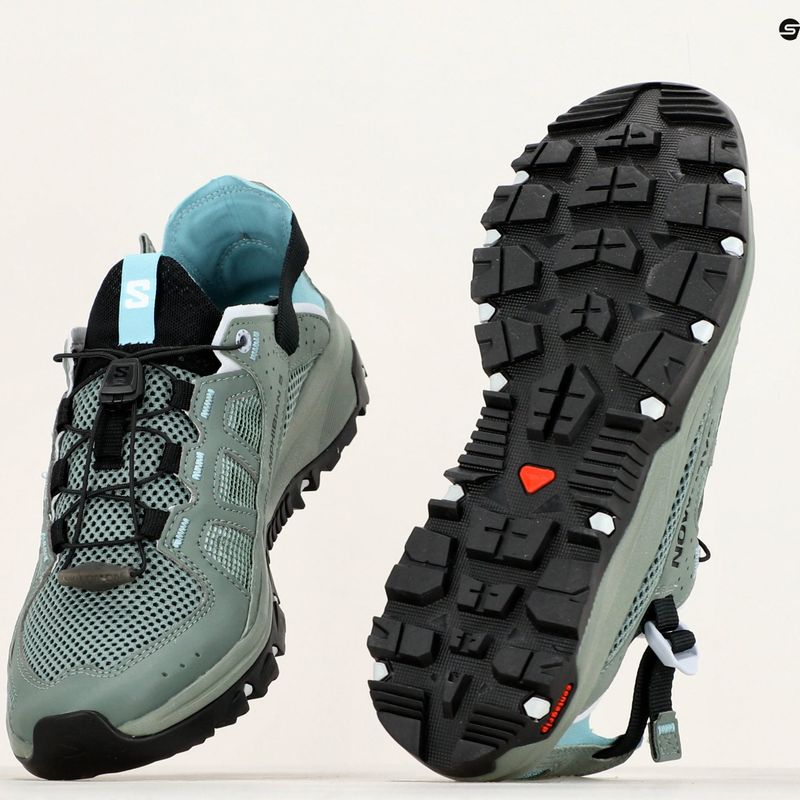 Salomon Techamphibian 5 scarpe da acqua da donna con corona d'alloro/ghiaccio artico/blu marino 12
