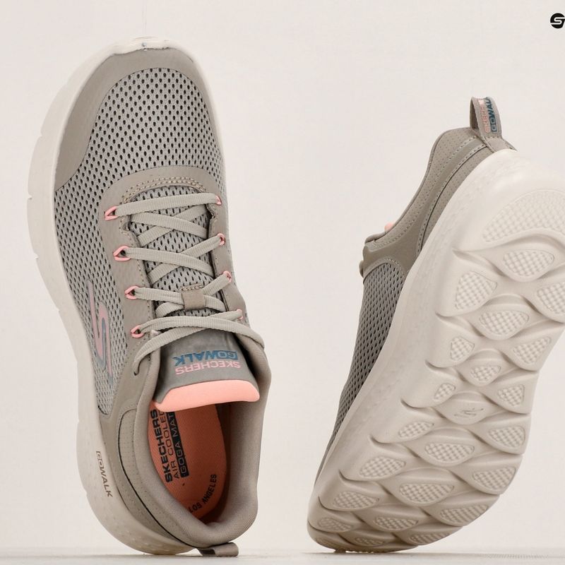 Scarpe SKECHERS Go Walk Flex Caley donna taupe/rosa 9