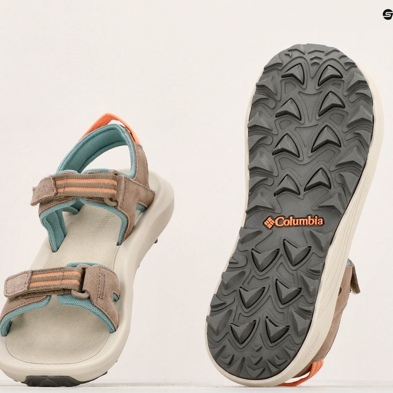 Columbia Trailstorm Hiker 2 Strap fungi/apricot fizz sandali da trekking da donna 10