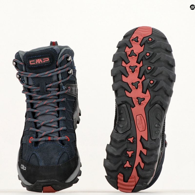 Scarponi da trekking CMP Rigel Mid asphalt/syrah da uomo 9