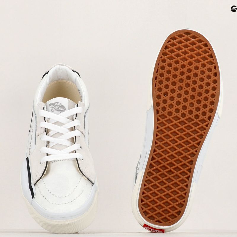 Vans SK8-Low Reconstruct scarpe bianco vero 10