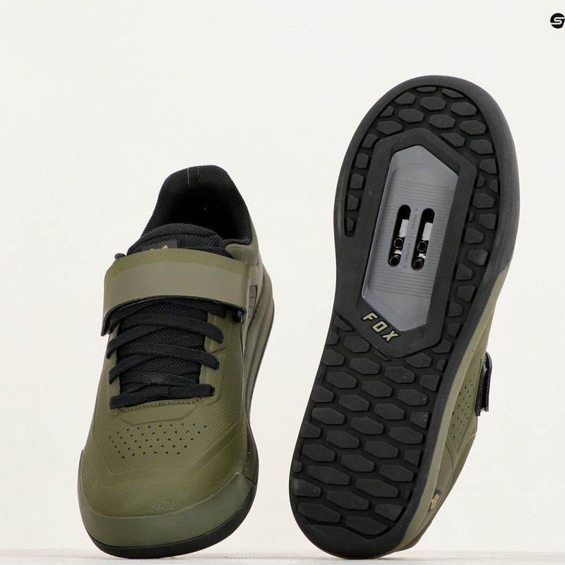 Scarpe da ciclismo MTB da uomo Fox Racing Union verde oliva 9