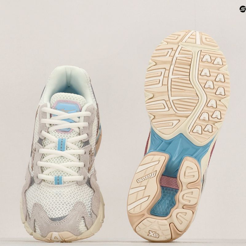 Scarpe da donna Mizuno Wave Rider 10 sabbia bianca/ sabbia mutevole/bianco neve 10