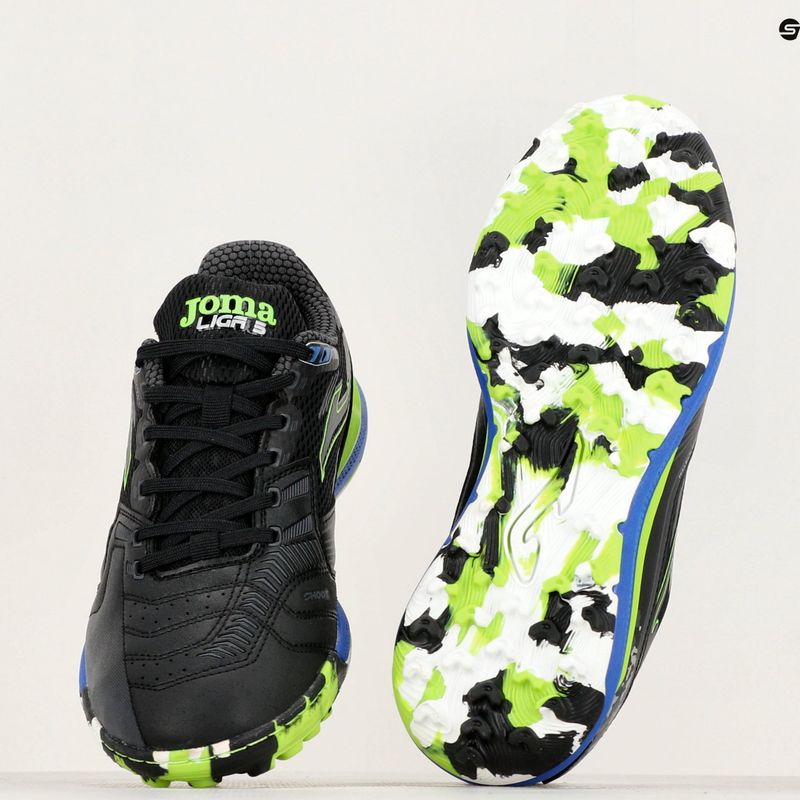 Scarpe da calcio Joma Liga 5 TF da uomo, nero 10