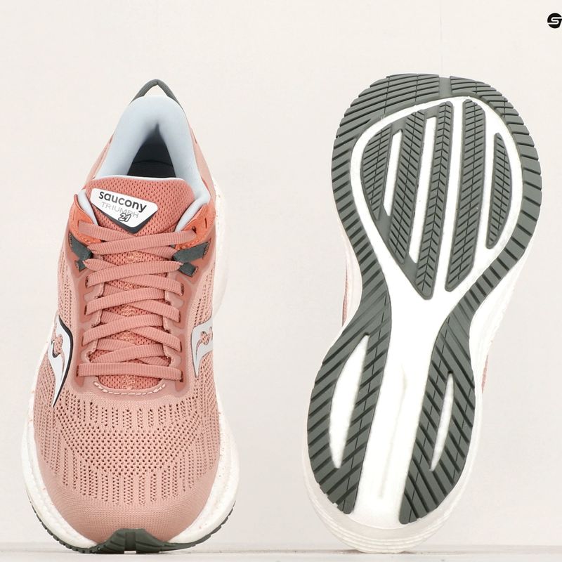 Scarpe da corsa Saucony Triumph 21 lotus/bough da donna 9