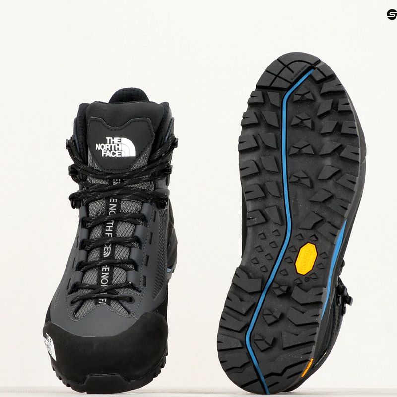 Scarponi da montagna da uomo The North Face Verto Alpine Mid Gore-Tex grigio asfalto/nero 9