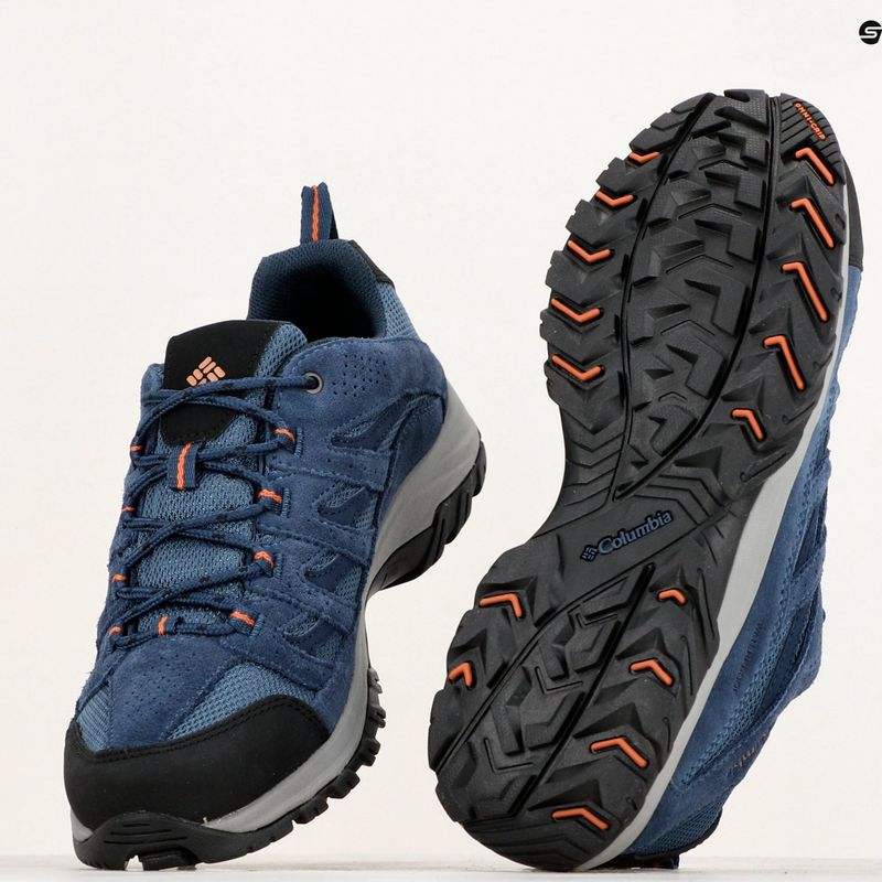 Columbia Crestwood zinco/owl scarpe da trekking da uomo 10