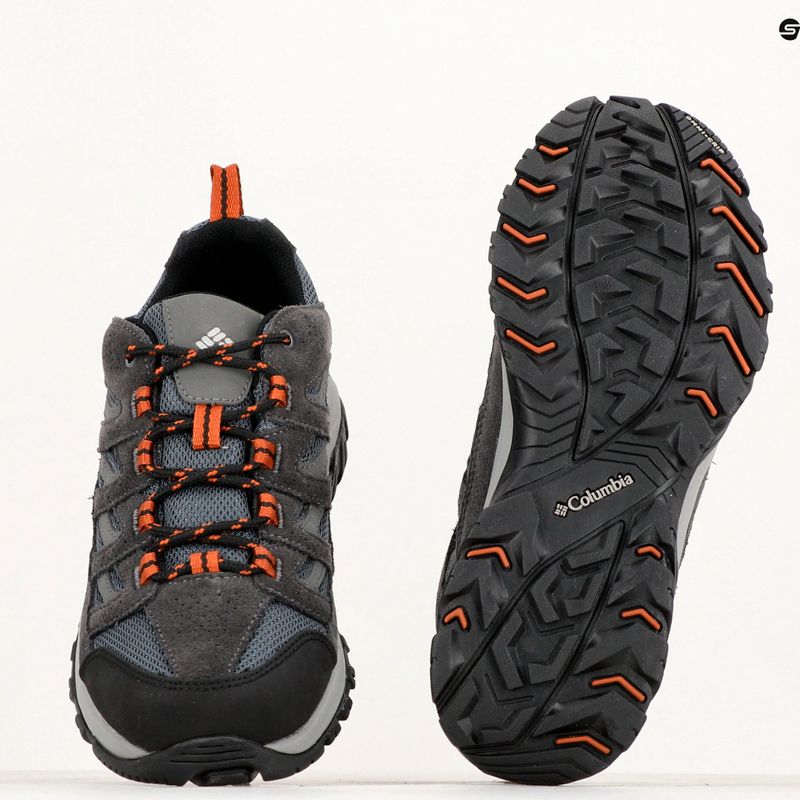 Columbia Crestwood grafite/adobe scuro scarpe da trekking da uomo 10