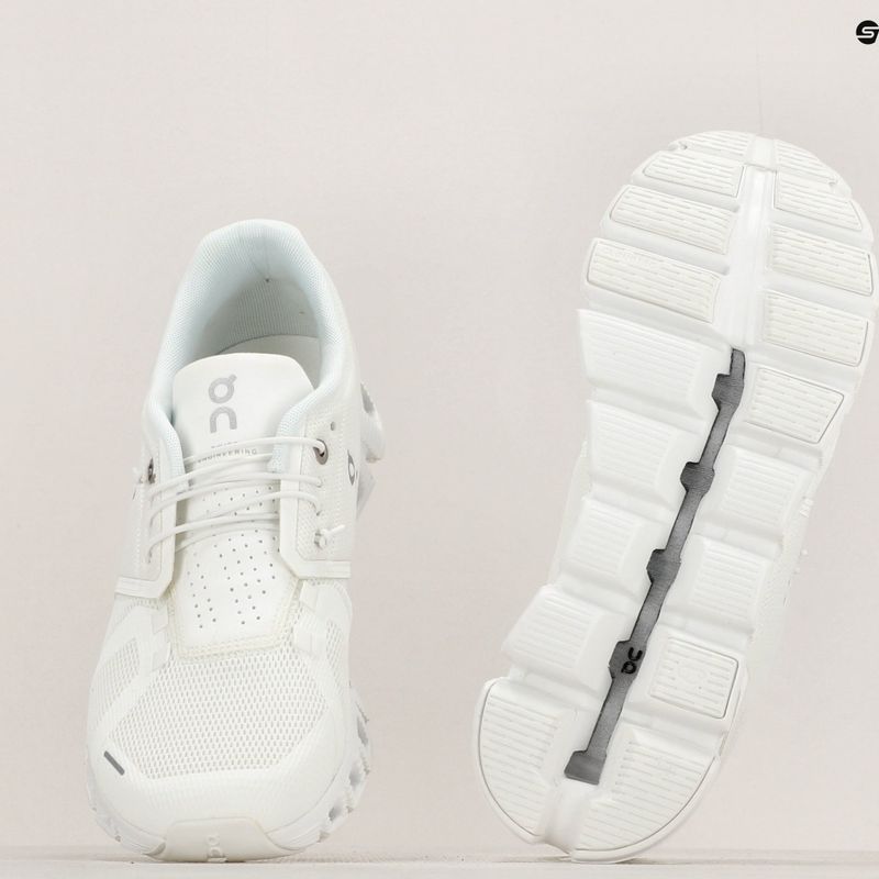 Scarpe da corsa On Running Cloud 5 undyed-white/white da uomo 9