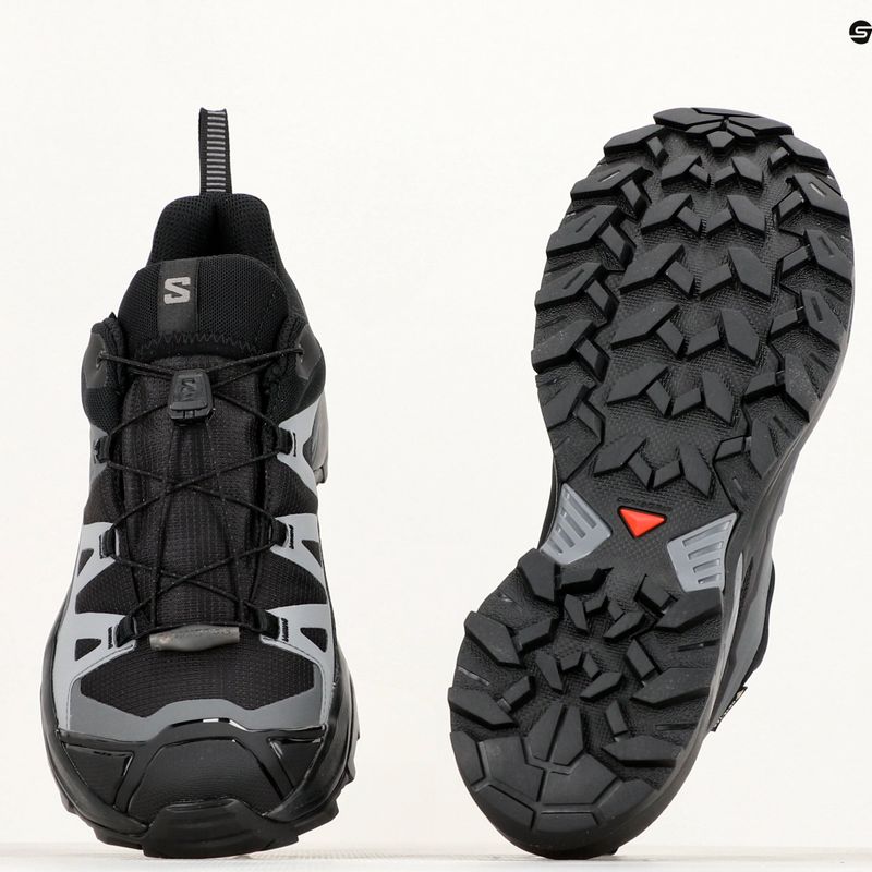 Scarponi da trekking da uomo Salomon X Ultra 360 GTX nero/magnete/tinta unita 9