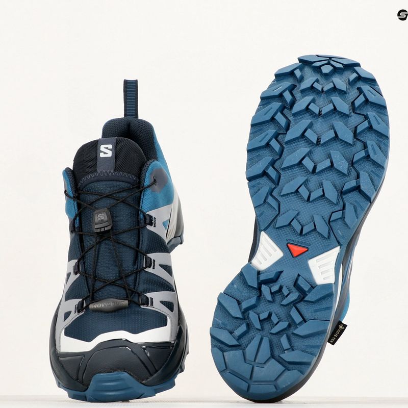 Scarpe da trekking da uomo Salomon X Ultra 360 GTX carbon/india ink/deep dive 9