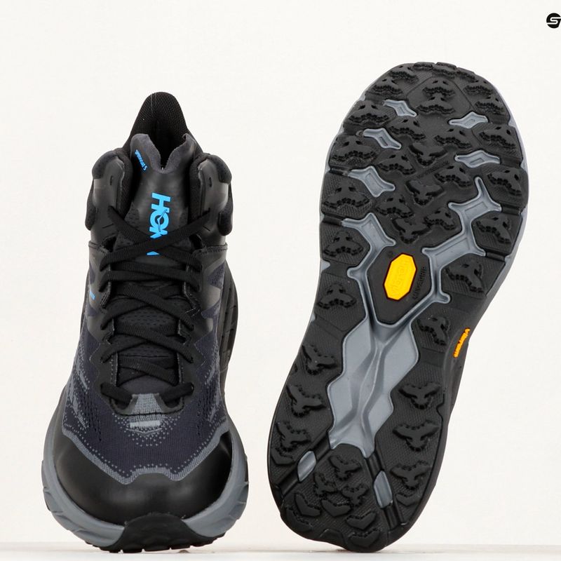 Scarpe da corsa da uomo HOKA Speedgoat 5 Mid GTX nero/nero 9