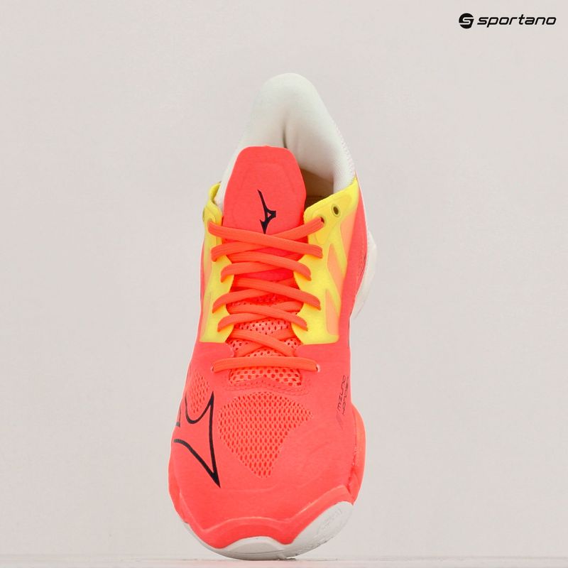 Scarpe da pallamano da uomo Mizuno Wave Mirage 5 nflame/nero/bolt2 (neon) 9