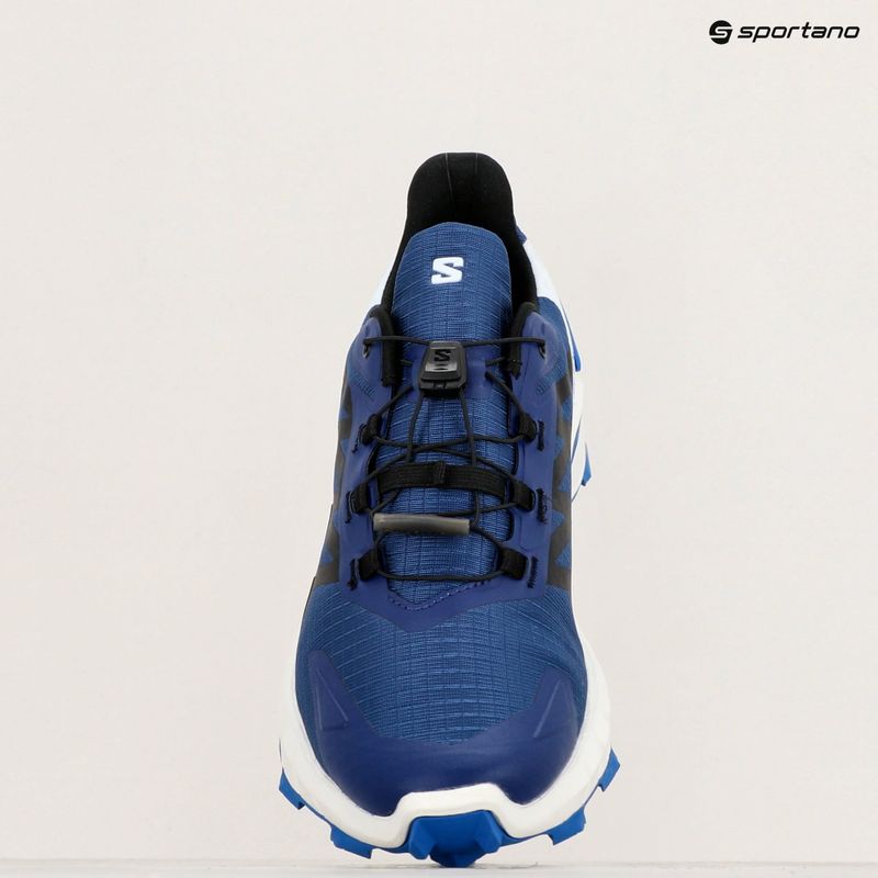 Scarpe da corsa Salomon Supercross 4 da uomo con stampa blu/nero/lapis 9