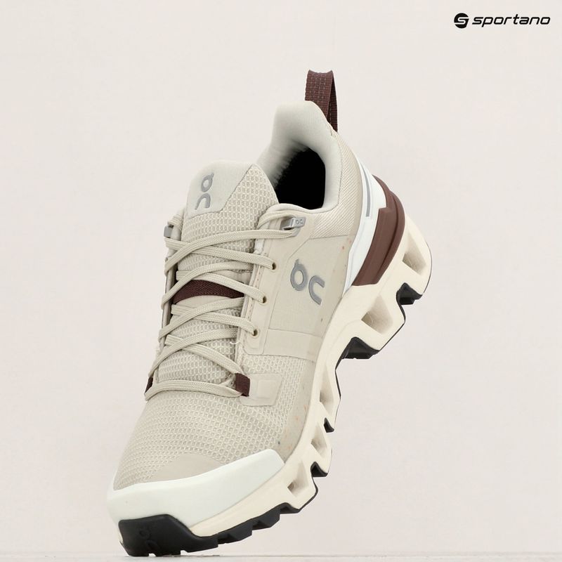 Scarpe da trekking da donna On Cloudwander Waterproof sabbia/avorio 9