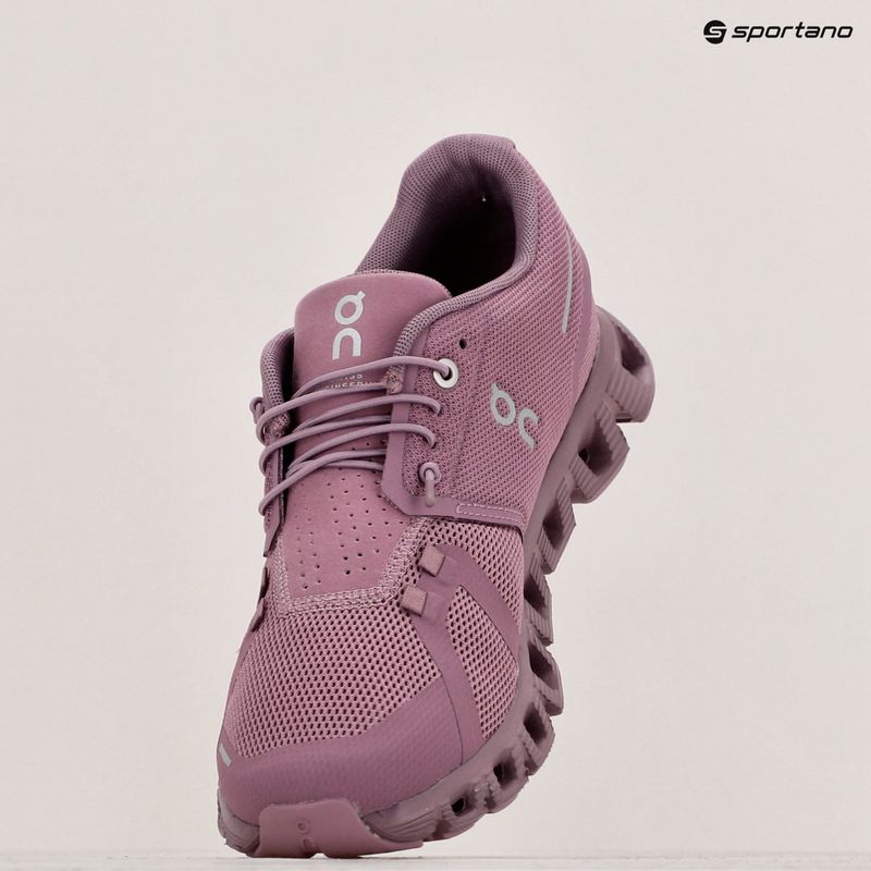 Scarpe da corsa da donna On Running Cloud 5 fico/quarzo 9