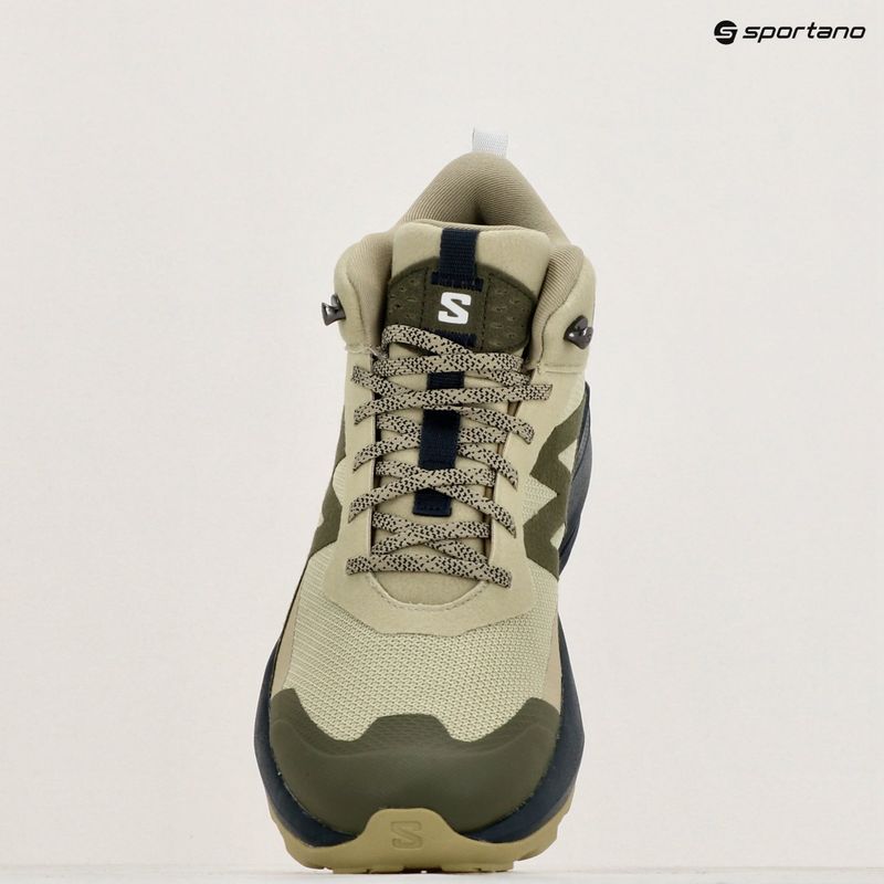Salomon Elixir Activ MID GTX verde ardesia/carbonio ghiacciaio scarpe da trekking da uomo 10