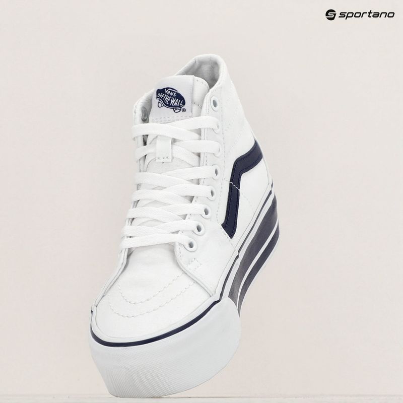 Vans UA SK8-Hi Tapered Stackform Sport Stripes scarpe blu vero/bianco 9