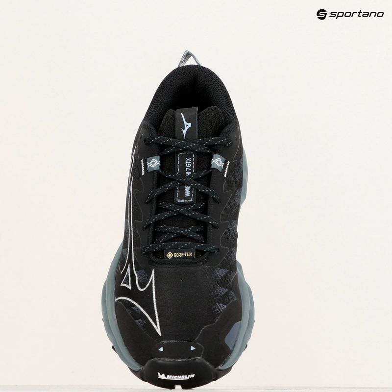 Scarpe da corsa da donna Mizuno Wave Daichi 7 GTX nero/oblue/tempo atmosferico 9