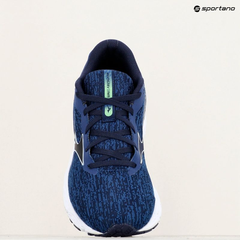 Scarpe da corsa da uomo Mizuno Wave Prodigy 5 bdepths/white/tech green 9