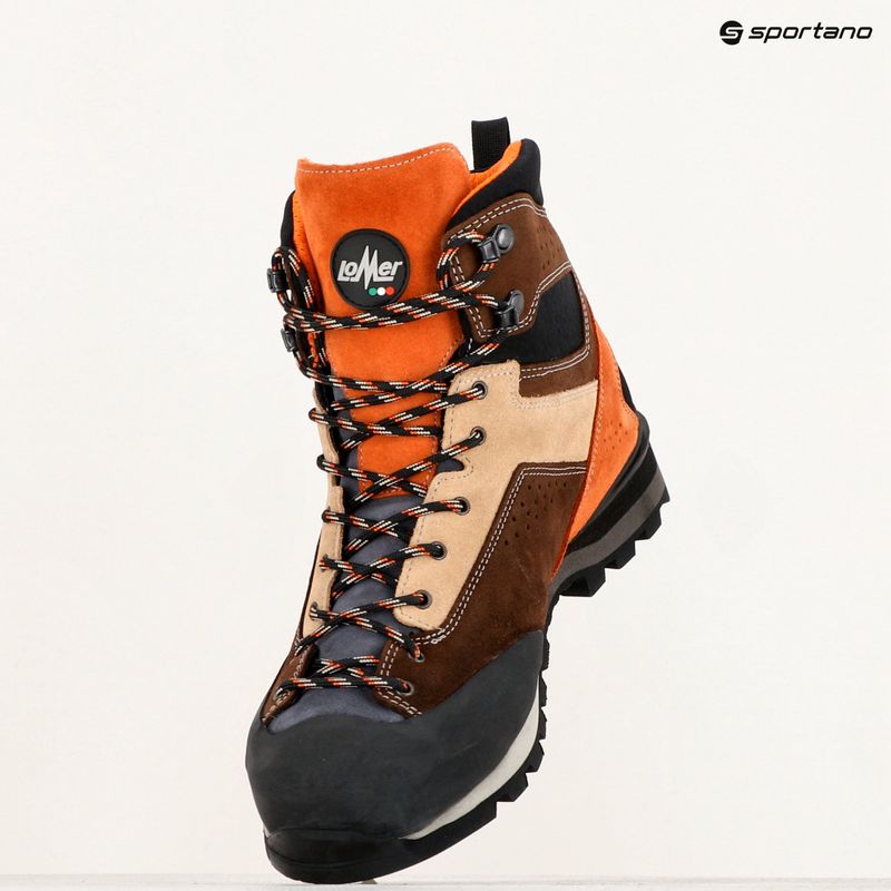 Stivali da trekking da uomo Lomer Badia High Mtx cioccolato/mattone 14