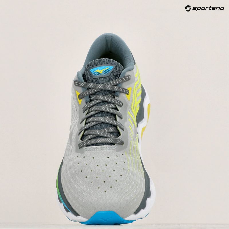 Scarpe da corsa da uomo Mizuno Wave Horizon 6 pblue/silver/bolt2neon 11