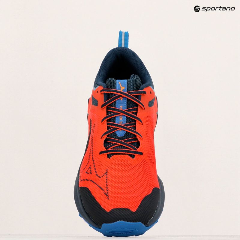 Scarpe da corsa da uomo Mizuno Wave Ibuki 4 tigerlily/dblue/sblue 9
