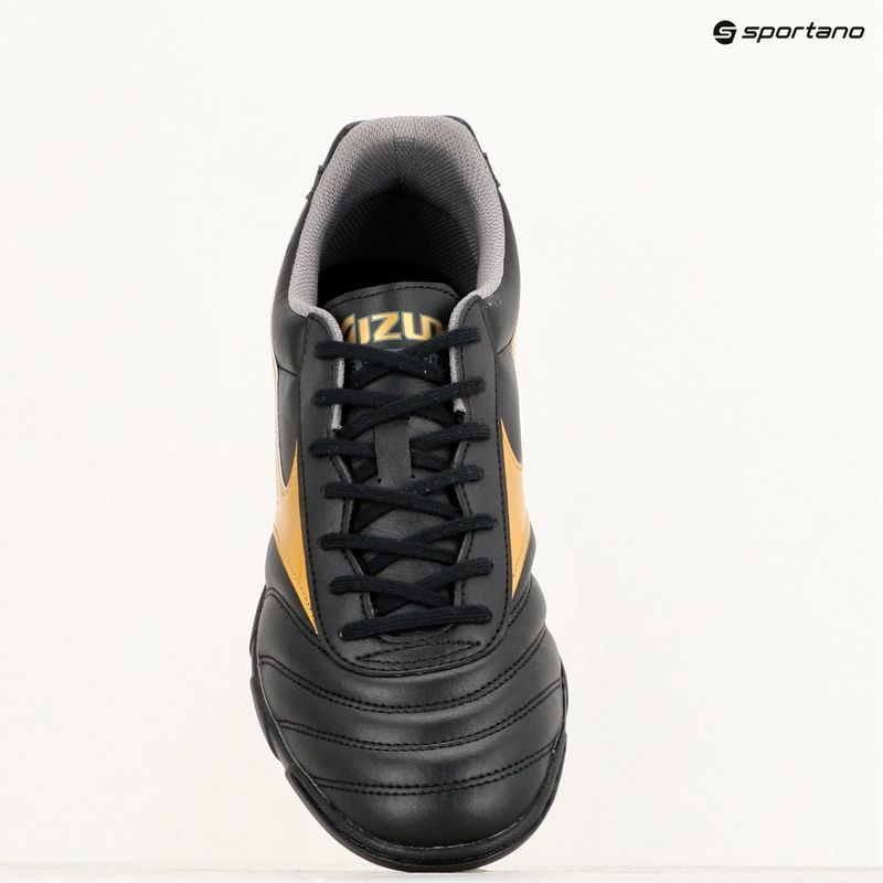 Mizuno Morelia II Club AS scarpe da calcio uomo nero/oro/ombra scura 9