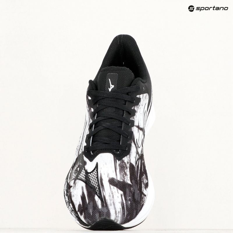 Scarpe da corsa da uomo Mizuno Wave Rebellion Sonic bianco/nero 9