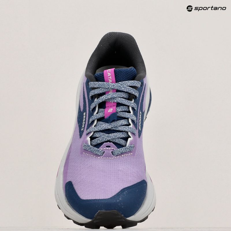 Brooks Catamount 2, scarpe da corsa da donna, viola/navy/astero 16