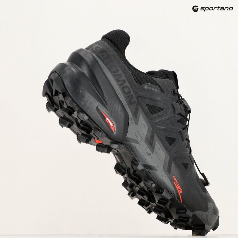 Scarpe da corsa da donna Salomon Speedcross 6 GTX nero/nero/phan 9