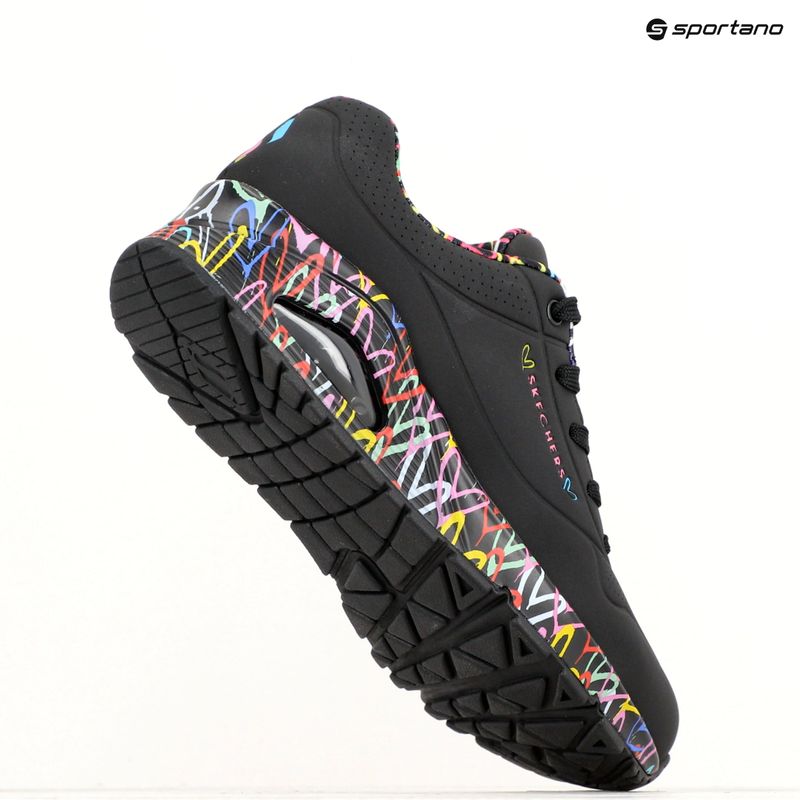 SKECHERS scarpe da donna Uno Loving Love nero 9