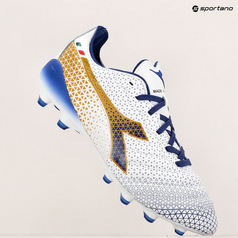 Scarpe da calcio Diadora Brasil Elite Tech GR ITA LPX uomo bianco/blu/oro 11